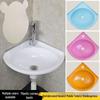 Baomu Wall-Mounted Corner Washbasin Set
