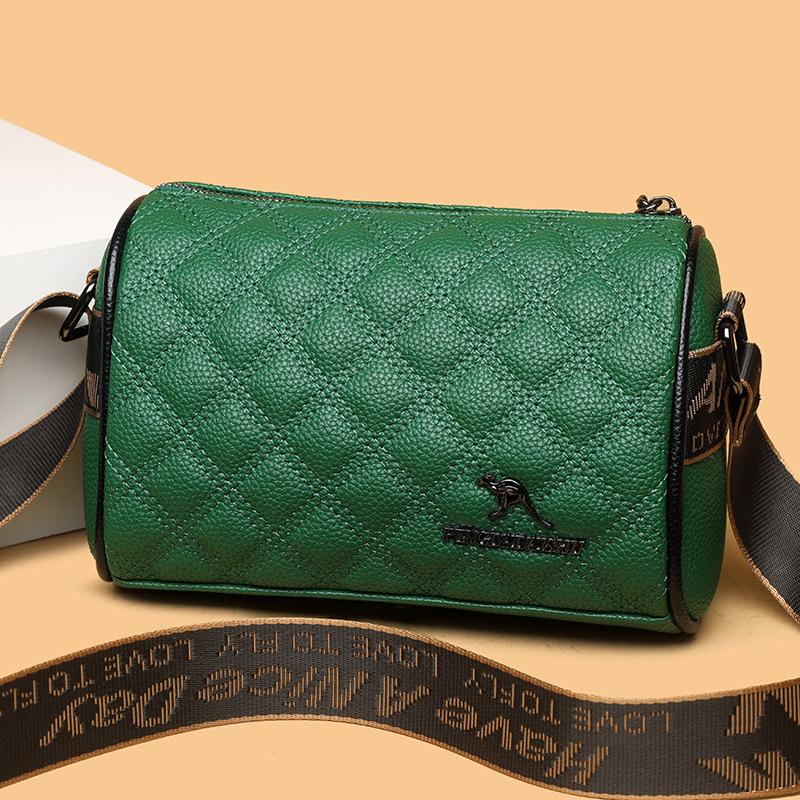 Damen Tasche Rautenmuster kleine Tasche Französische Umhängetasche Modische Pendler Umhängetasche