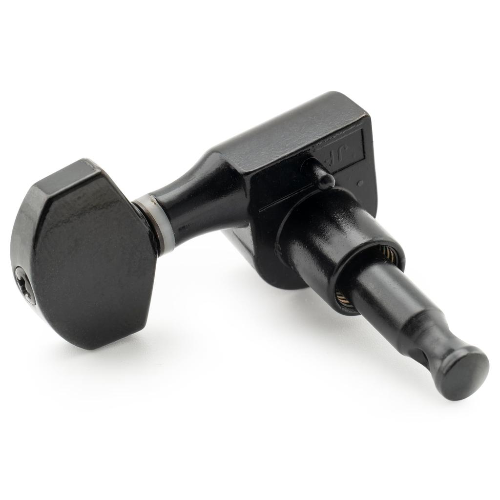 Musiclily Pro 6-Piece Single-Pin Guitar Tuners, Square, for SQ Strat/Telecaster Electric Guitars, Black