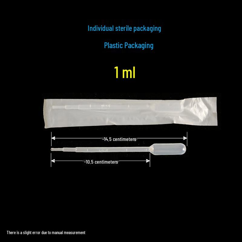 Стерильные пластиковые пипетки Пастера в индивидуальной упаковке с градуированной шкалой