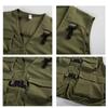 2023 Men's Multi-Pocket Workwear Vest: Niche Design, High-Street Hip-Hop Style Sleeveless Jacket