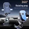 360° Rotatable Alligator Clip Car Phone Holder for Dashboard