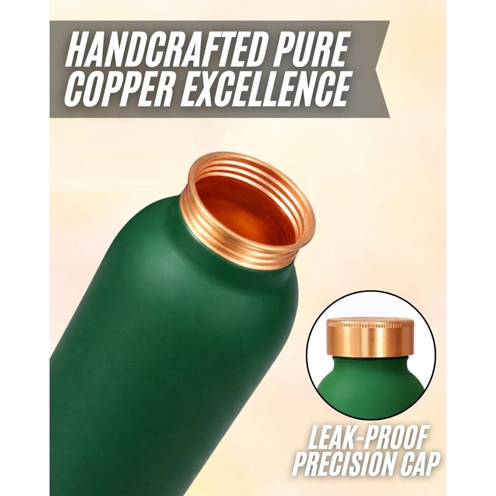 Proof Copper Bottle for Drinking Water – Handcrafted Mandala Design – BPA-Free & Eco-Friendly