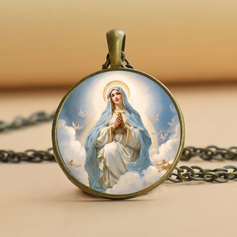 

Ювелирное ожерелье Девы Марии, Ожерелье Девы Марии Гваделупской, Кулон Девы Марии