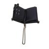 Classic Short PU Leather Wallet Cash And Card Storage Purse With Chain For Men Women Daily Use And Gifting