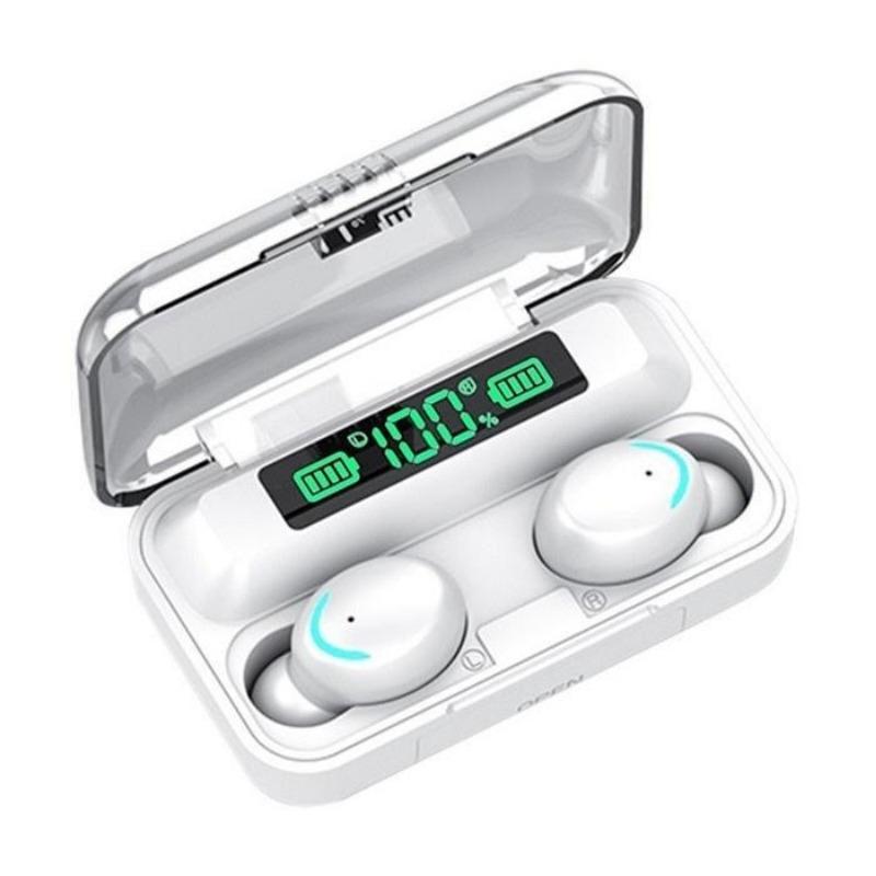 IPX7 Waterproof Wireless Sports Headphones 9D Stereo TWS Bluetooth 5 0 CVC8 0 Noise Cancelling with LED Display Charging Case