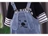 Fashionable Toddler Overalls 2-Piece Outfit for 1-Year-Old Boys, Perfect for Autumn and Spring