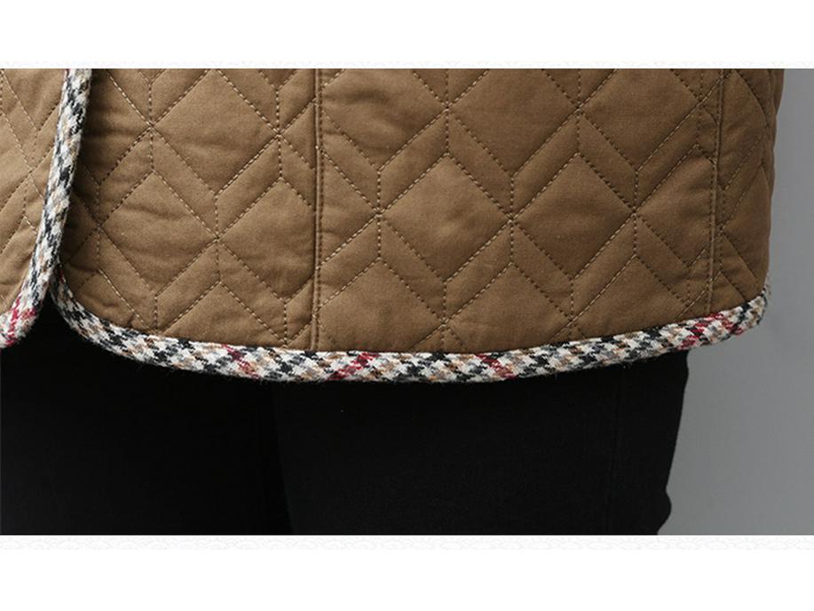 Mom's 2024 Fashionable Winter Cotton Coat for Middle-aged Women - Loose, Lightweight, and Padded Jacket