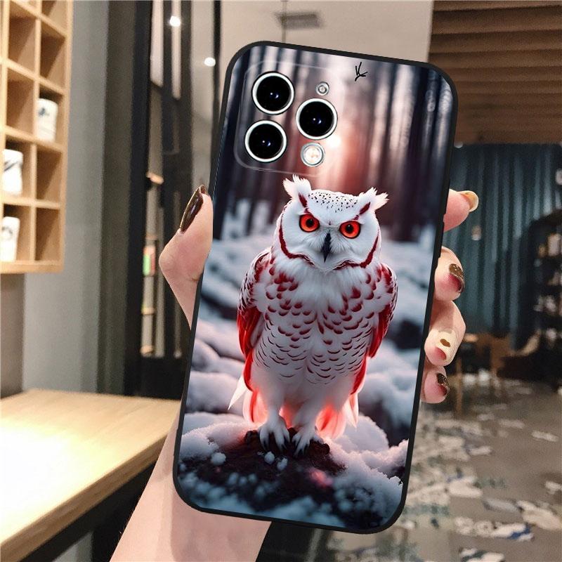 Phone Case Carcasa Funda For iPhone 17 Pro Max 17 Air 16 15 14 13 Pro Max 15 16 Pro 15Plus Owl