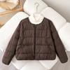 Autumn Winter Thicken Warm Parka Women Casual Sweety Solid Color Big Pocket Loose Jackets Outwear