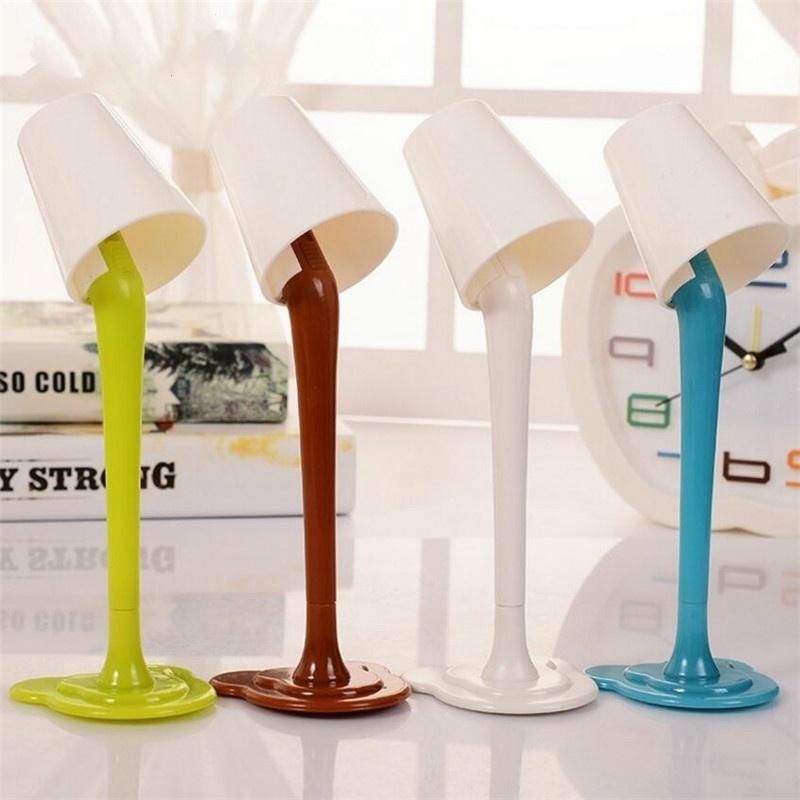 1PCS Creative Lamp Night Light Dual Purpose Plastic BallPoint Pen Lovely Other Interesting Office Su