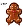Strumenti per Dolci Pan di Zenzero Festivo Stampo Mini Torta di Natale, Stampi a Pressione per Impasto Pressato a Mano Fatto in Casa 3D in Rilievo, Riutilizzabili per DIY per