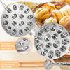 16 Holes Nonstick Cookie Maker Molds Walnut Cookie Mold Multifunctional Pastry Nut Cookies Maker for Baking Kitchen Gadgets