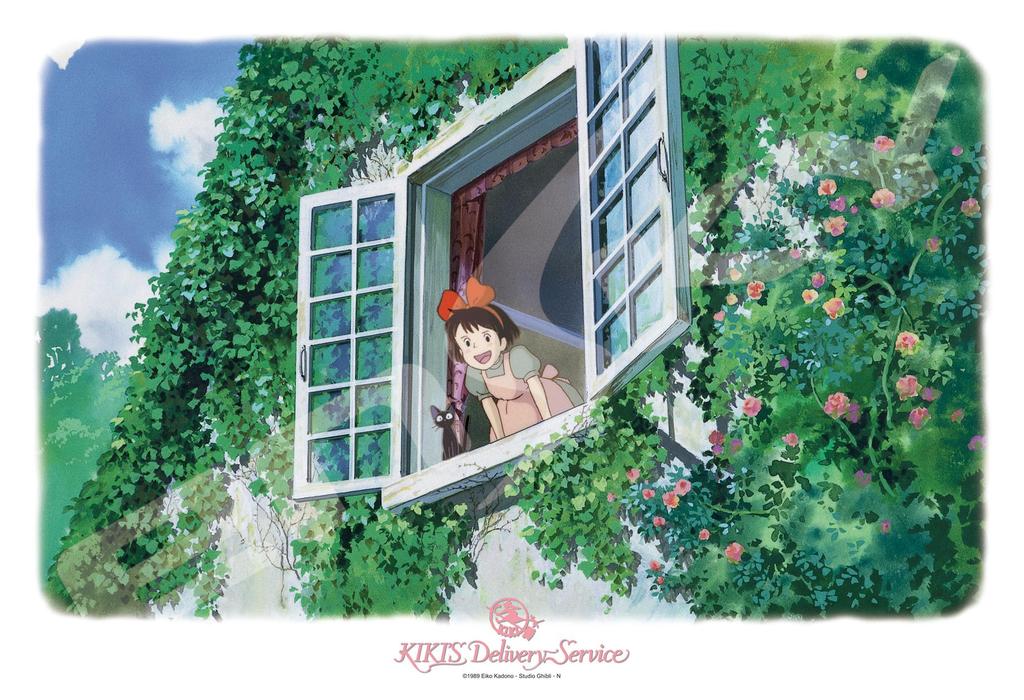 ENSKY Studio Ghibli Delivery 26x38cm Jigsaw 300 JIGSAW PUZZLE Kiki's Service Tonight, Puzzle, Pieces, 300-423