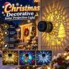 Solar Powered Solar Projection Light Multicolor Solar Wall Light  Outdoor Wall Lamp
