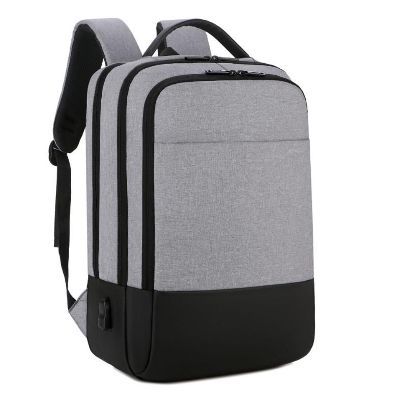 Computer Backpack Men's Schoolbag Fashion Trend Youth Simple Travel Multifunctional Charging College Student Backpack