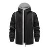 Men'S Loose Jacket Fashionable Multi Pocket Hooded Jacket