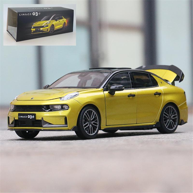1/18 LYNK&CO 03 03+ Alloy Sports Car Model Diecasts Metal Track Racing Car Vehicles Model Simulation Childrens Toys Gift