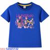 KPop Dämonenjäger Kinder-Cartoon-Print T-Shirt