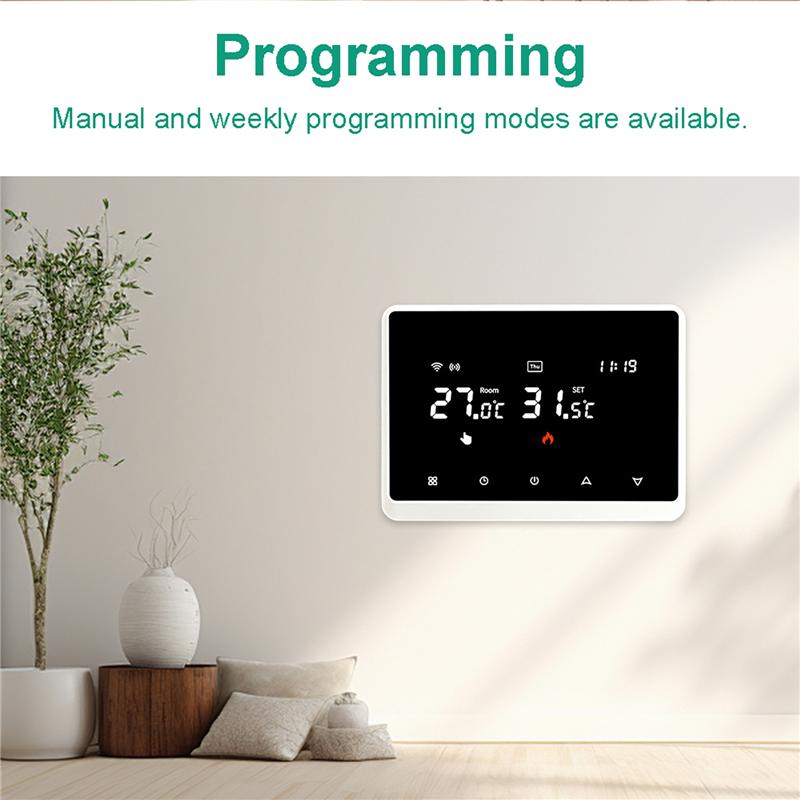 Tuya Wifi Wireless Thermostat Battery Heating Thermostat For Electric & Water & Gas Floor Boiler Temperature Controller Alexa
