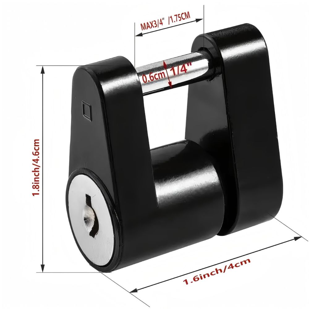 Wear-Resistant Bicycle Security Lock Durable Anti-Theft Cycling Lock Bicycle Lock