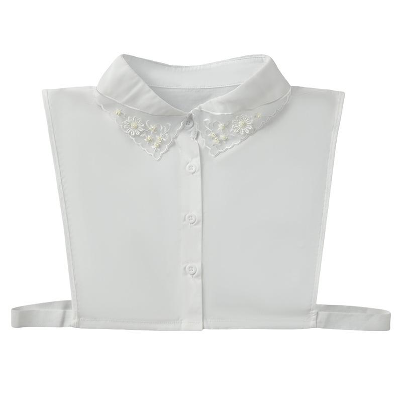 Hollow Pearl Fake Collar Decorative Fake Collar Flower Women'S Shirt Collar Fake Collar Versatile Fake Collar