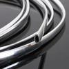 3m/4m/5m/6m Car Door Edge Scratch Air Conditioning Automotive Output Decoration Strip Grid Moulding Trim Protector Chrome UStyle