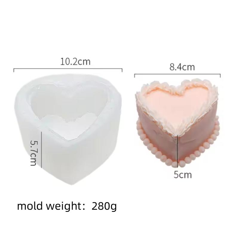 3D Love Hanging Cake Candle Silicone Mold DIY Chocolate Cake Baking Tool Creative Aromatherapy Soap Home Decoration Party