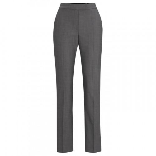 BOSS Womens/Ladies Straight Leg Slim Trousers