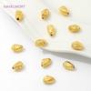 18K Gold Plated Irregular Loose Beads Spacer Beads,Separator For Beads,For Jewelry Making Supplies DIY Bracelets Accessories
