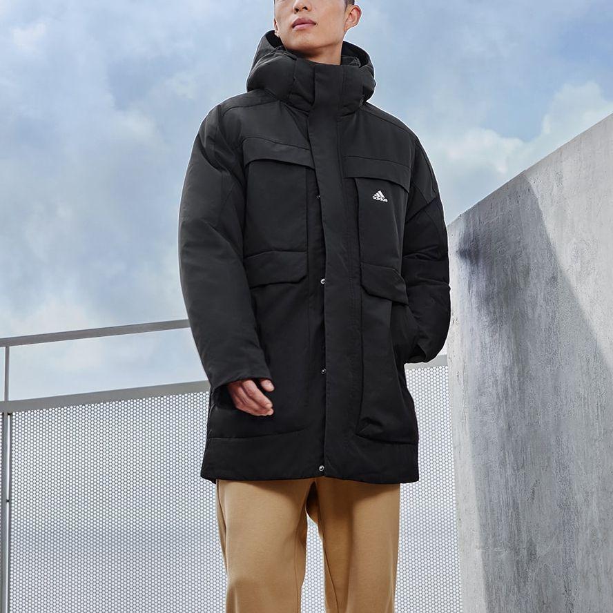 New Adidas Down Jackets Men's Black IV7553