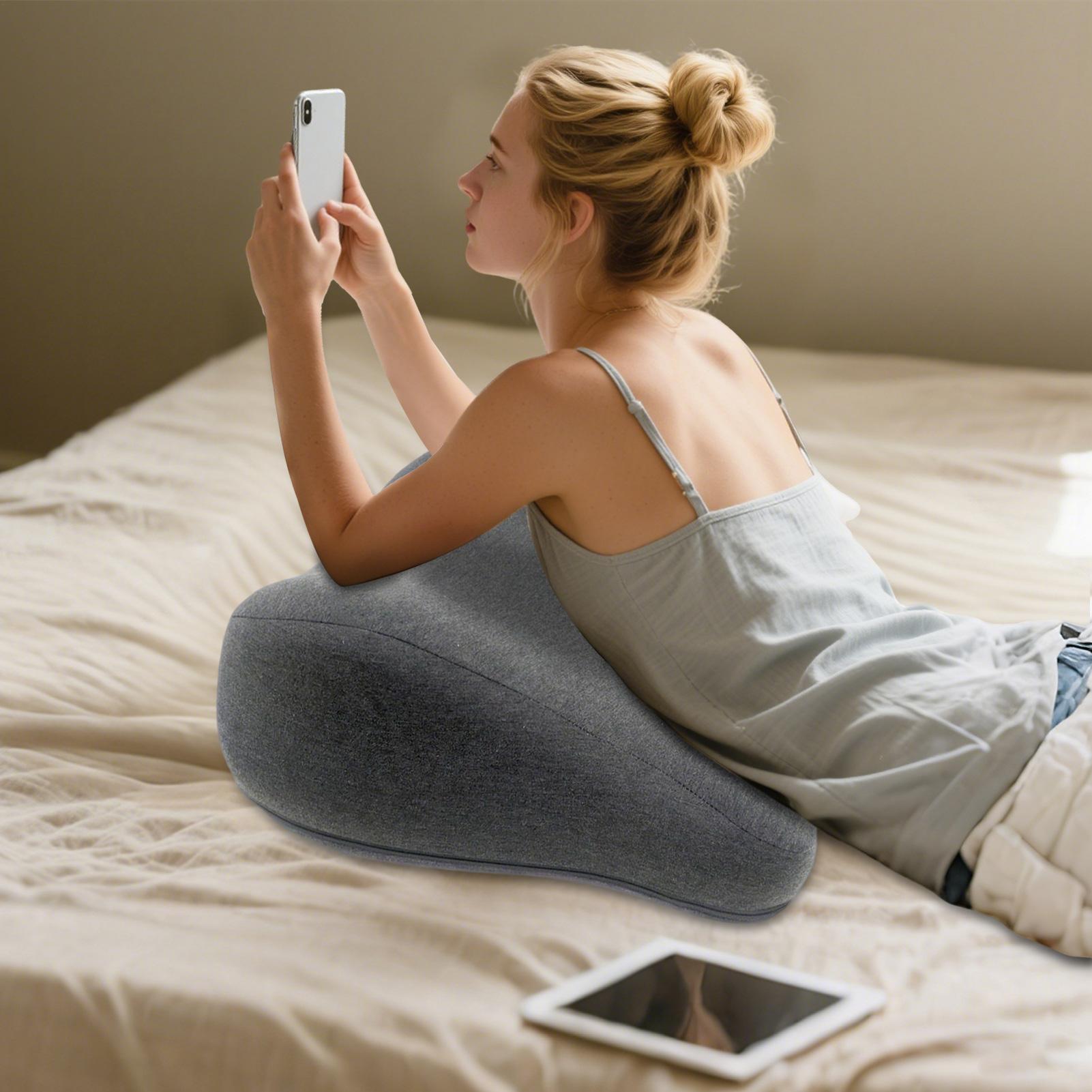 

Подушка-клин для спины для кровати Удобная позиционная подушка Нескользящая клиновидная подушка от храпа для чтения сна дома в общежитии CHINA