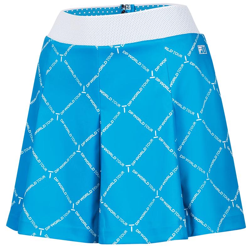 FILA Women s Autumn Golf Color Block Knitted Skirt L