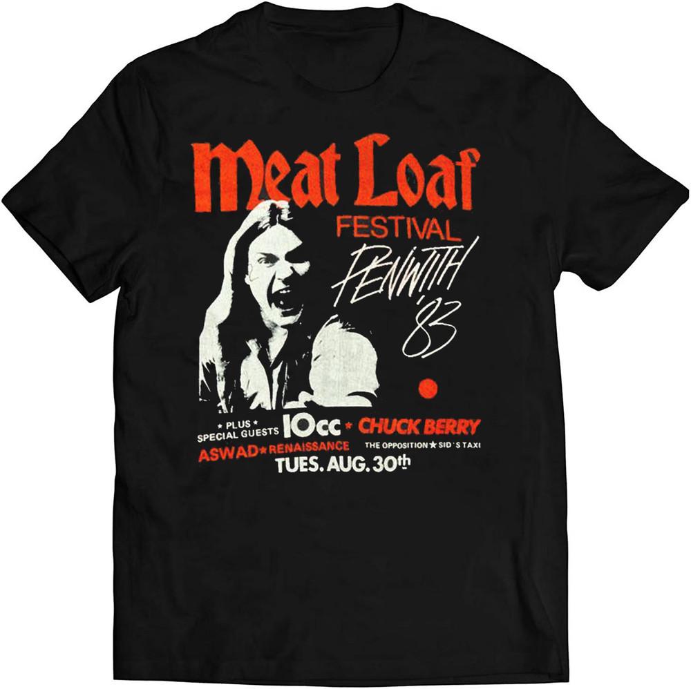 Meat Loaf Festival Concert T-Shirts Mens All Size S-2345XL QX0203 Unisex T-Shirt XXXL