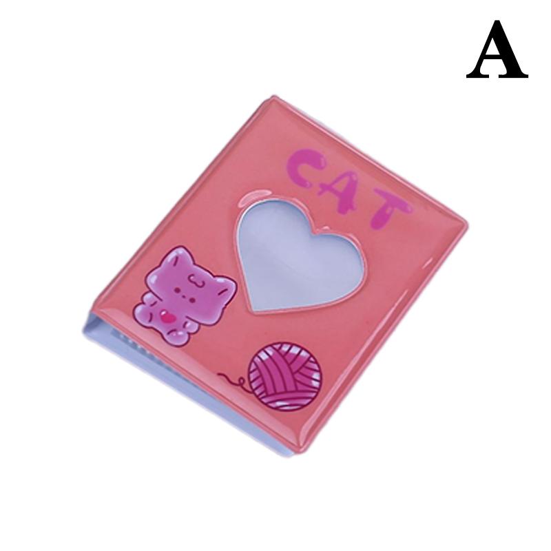 

Милый альбом Po 3,5 дюйма Love Heart Hollow Picture Storage Case Card Binder Name Card Book Pocard Holder Pograph Storage