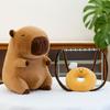 New Kapibara Plush Toy Doll Cute Baking Backpack Capybara Doll Throw Pillow