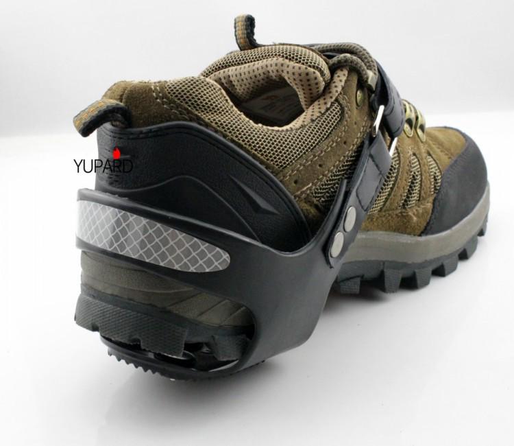 5-Tooth Reflective Anti-Slip Ice Cleats for Outdoor Shoes