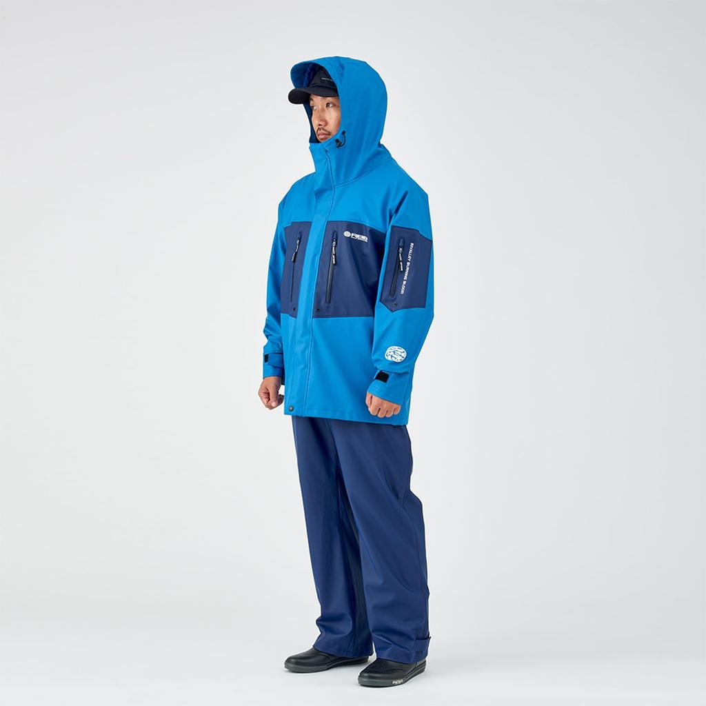 Soushin RBB Offshore Rain Suit 7707 Size M Turquoise,