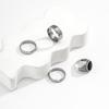 Stainless Steel Ring for Men High-End Fashion Personality Oil Drip Ring Set Men's Trendy Ring Set