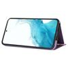 For Samsung Galaxy S25 Case Wallet RFID Blocking TPU Leather Phone Cover with Lanyard