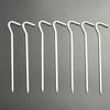7-shaped Tent Pegs Aluminum Alloy Ground Nail With Windproof Rope Hammer Set Camping Tent Canopy Accessories