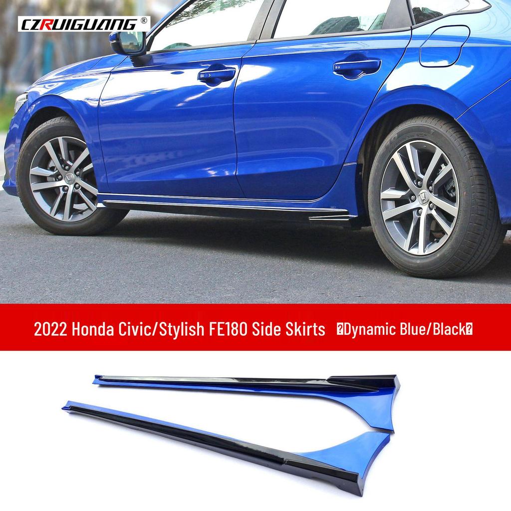 Kompatible Seitenschweller, Heckspoiler, Heckdiffusor, Seitenlüftungsgitter und Frontlippe für 2022 11. Generation Civic Type R FE180