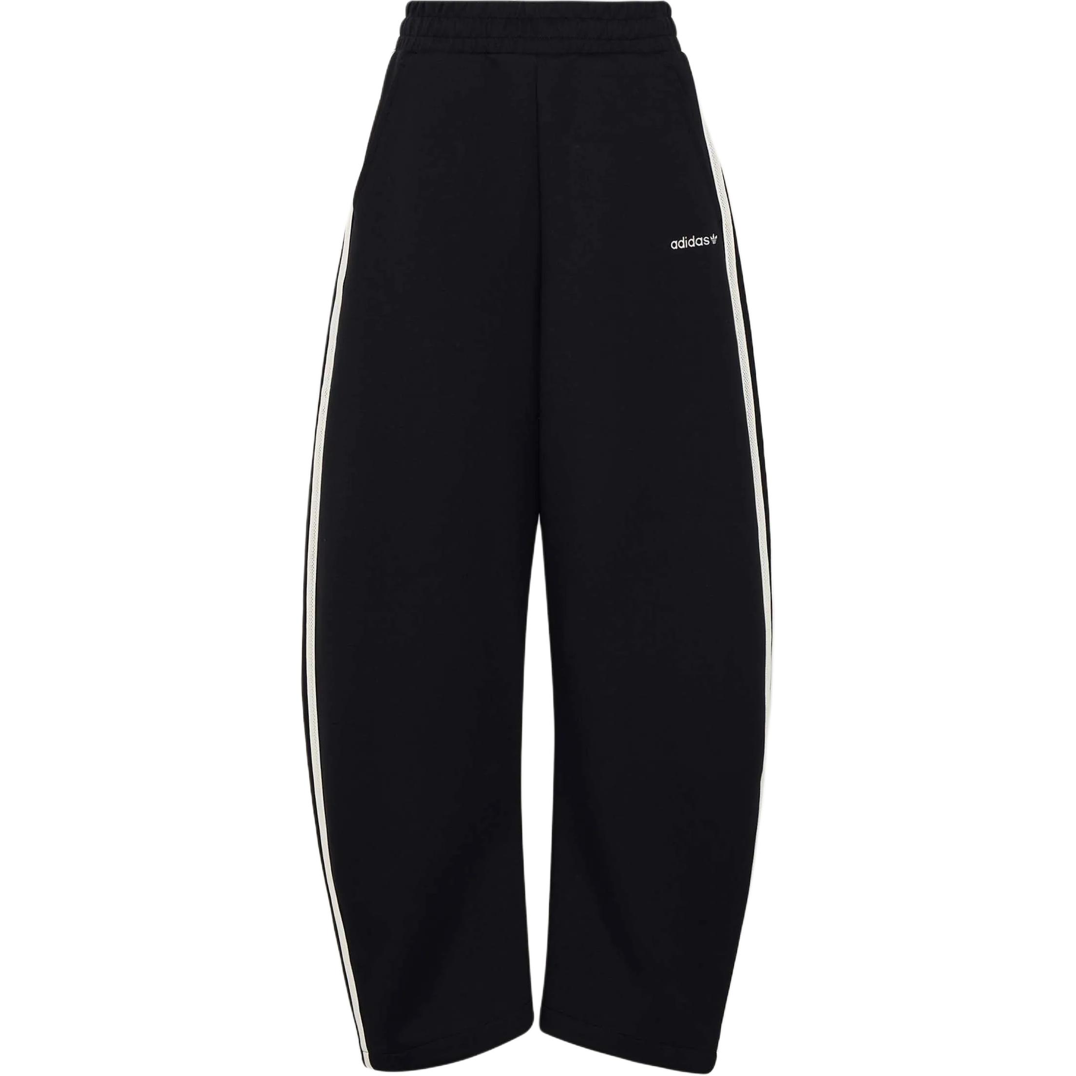 

Adidas Originals Curved Pants Loose Three Stripe Drawstring Blade Pants Knitted Sports Pants Women pants KX7981 XL