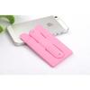 Card Holder with Cell Phone Stand,Stick-on Silicon Rubber Smartphone Sleeve Support Wallet(6pcs)