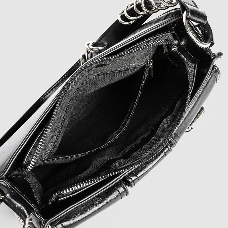 Niche Design Dark Underarm Bag Stylish Multi-pocket Motorcycle Crossbody Bag