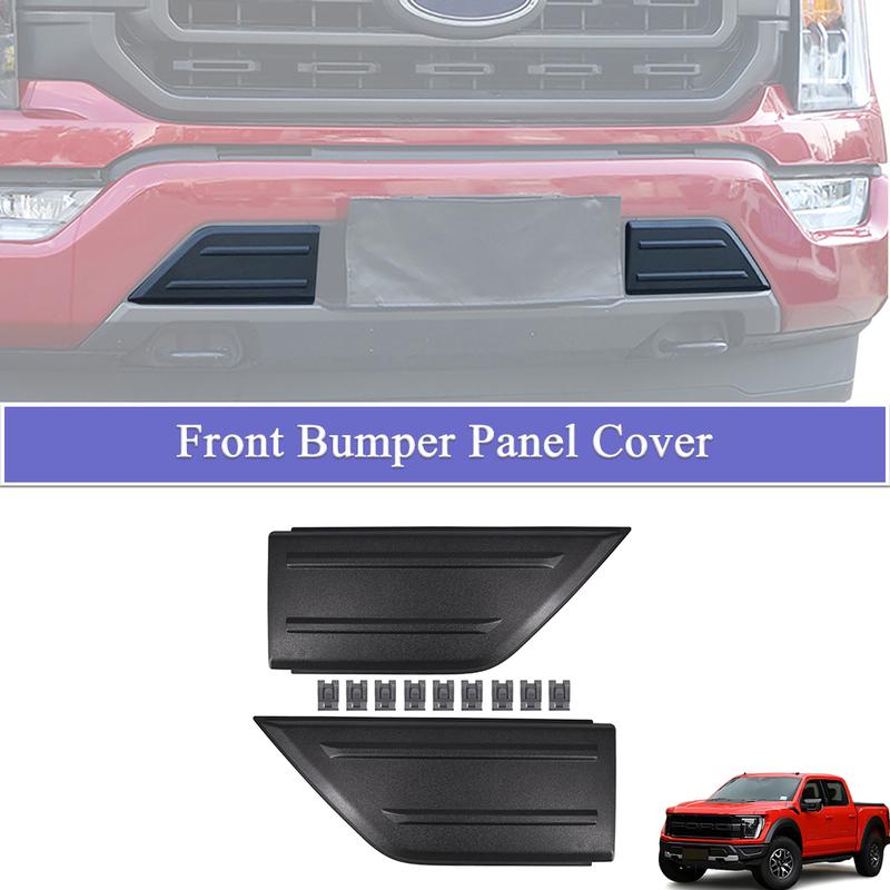 Front Bumper Panel Cover Trim for Ford F150 F-150 - Replacement Parts Car Accessories ML3Z-17E810-AA ML3Z-17E811-AA