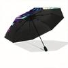 1pc Stellar Phoenix Durable Cartoon Folding Umbrella,Compact Umbrella for Men and Women, Suitable for Travel or Daily Use.A062