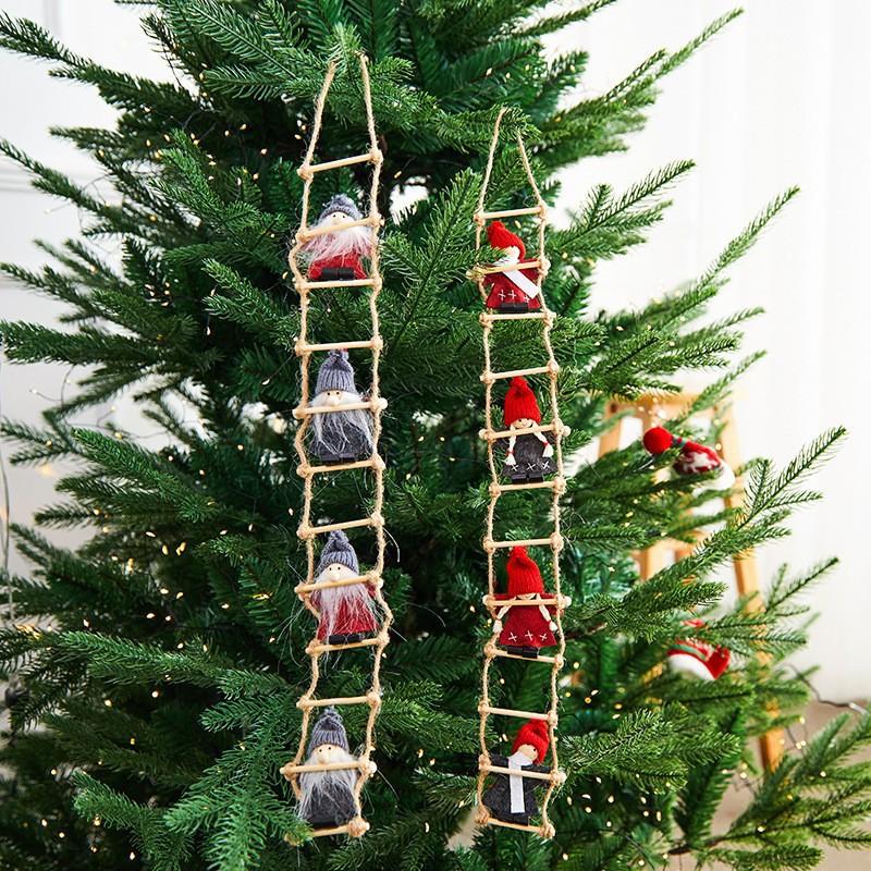 Christmas decoration scene pendant supplies creative old man doll pendant wool felt Christmas tree small ornament