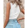 2026 Summer Sleeveless Casual Lace Women Tank Top Elegant Sweet Slim Fit Vest V Neck Y2k Hollow Out Camisole Tops for Women Clothing