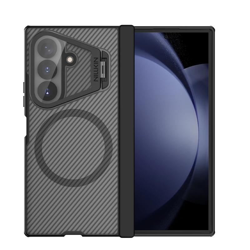 Nillkin For Samsung Galaxy Z Fold 8 Ultra 5G Magnetic Case TPU Camshield Prop Transparency Camera Stand Cover Lens Protection